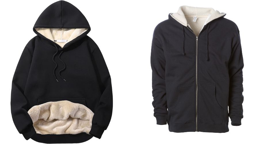 Sherpa-lined hoodies | The Pennywize