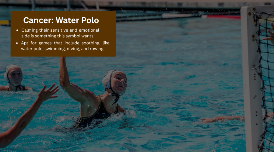 Water polo fuels the heart of a Cancer.