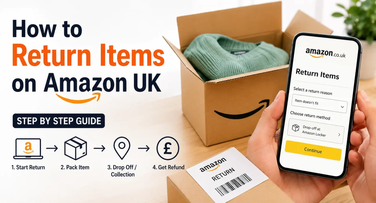 How to Return Items on Amazon UK (Step by Step)