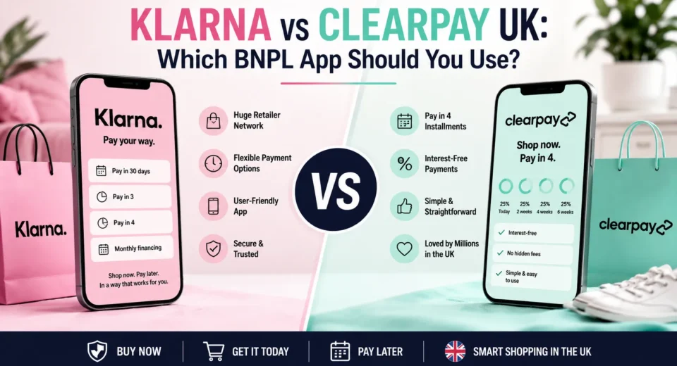 Klarna vs Clearpay UK comparison