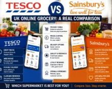Tesco vs Sainsbury's Online grocery showdown